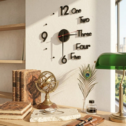 Modern 3D DIY Wall Clock