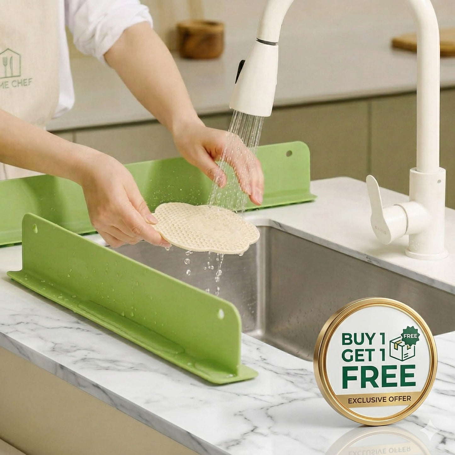 Silicone Splash Guard (Buy 1 Get 1 Free)